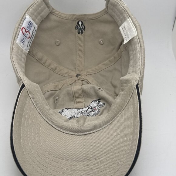 Your Breed Collie Tan Khaki Brown Adjustable Strap Back  Hat Treat Zipper GR46 - Picture 5 of 5